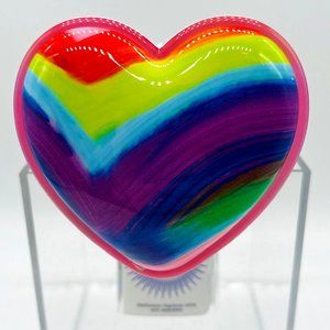 BBW Light Up 24/7 Rainbow Heart Wallflower Fragrance Plug